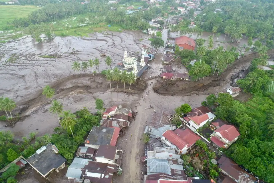 Bupati Tanah Datar Paparkan Kondisi Banjir Lahar Dingin, Longsor dan Air Bah