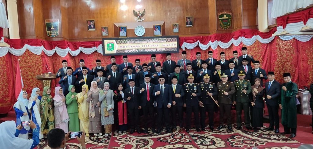35 Anggota DPRD Kabupaten Solok Masa Jabatan 2024-2029 Resmi Dilantik